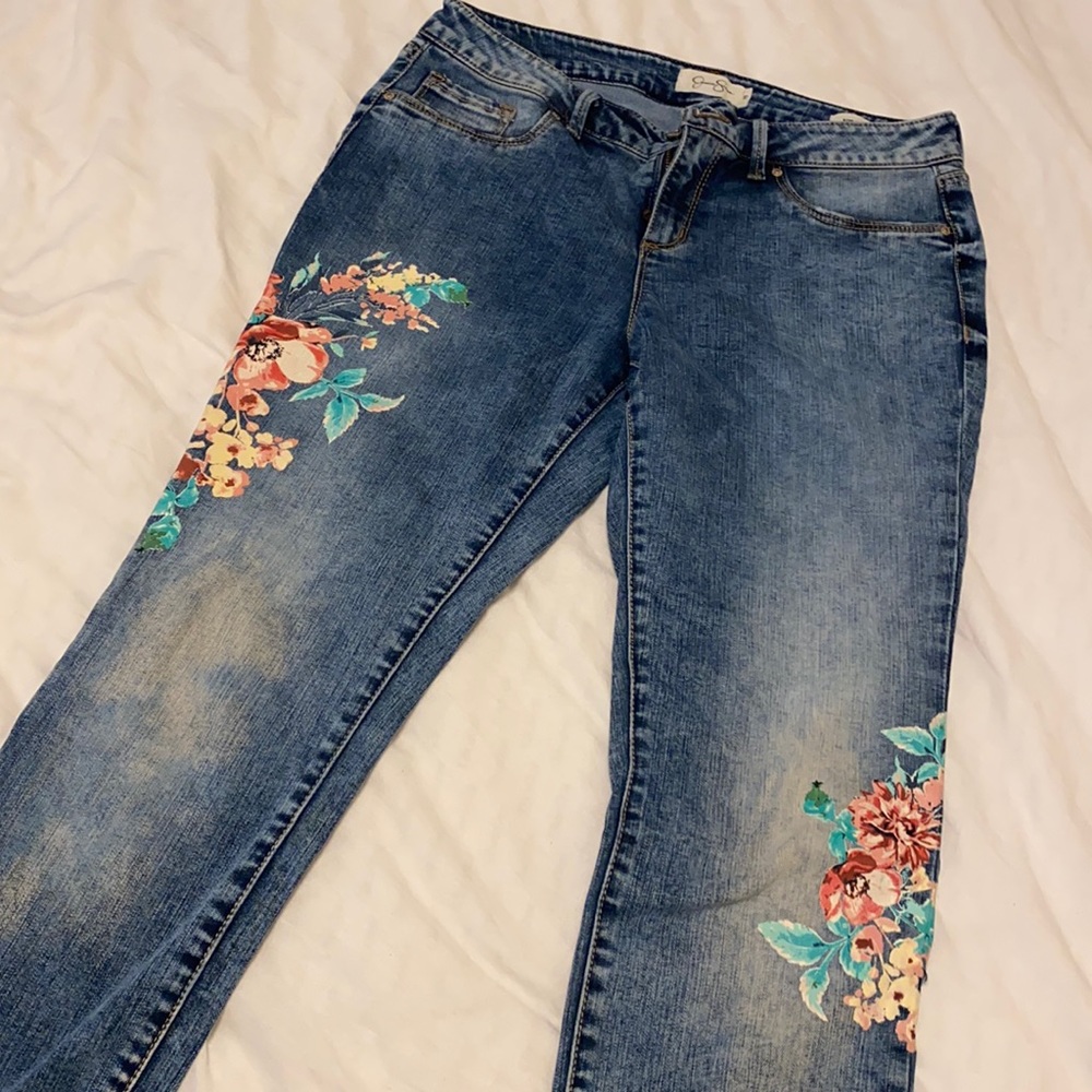 Jessica Simpson Jeans with floral design
